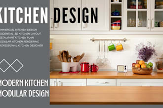 design a modern modular kitchen layout