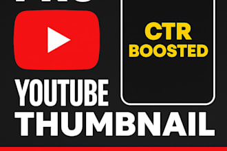 design click worthy youtube thumbnails for your videos