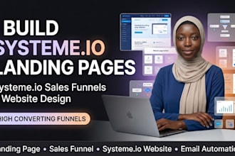build system io landing page, system io sales funnel, system io website