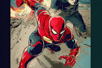 draw you as an amazing superhero