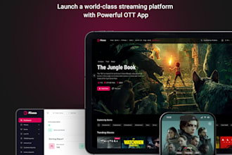 develop live streaming app , ott platform app , live tv app