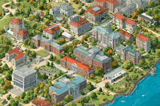 create vector or isometric map illustration for you