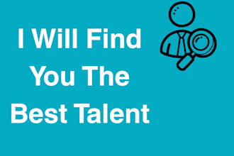 recruit top candidates and provide end to end hiring support
