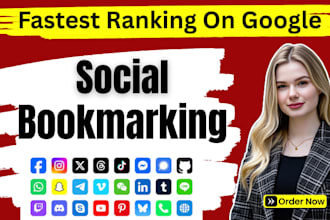 manually create top social bookmarking link building backlinks