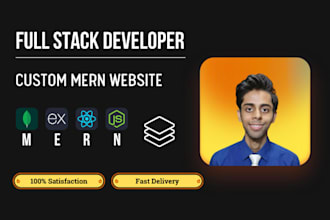 develop a fully custom mern stack website as your expert mern stack developer