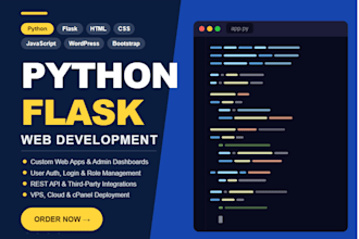 build websites as a full stack and front end web developer