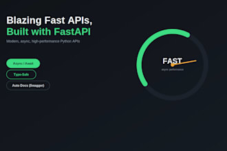 build fast rest API using fastapi and python