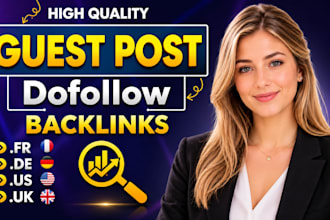 create USA, UK, french fr german de dutch nl swiss ch dofollow SEO backlinks
