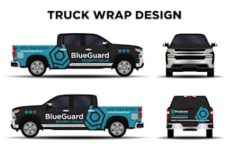 create truck wrap design, trailer wrap design, food truck wrap, van wrap design