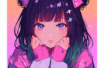 draw anime art illustration, fanart, pfp, and vtuber