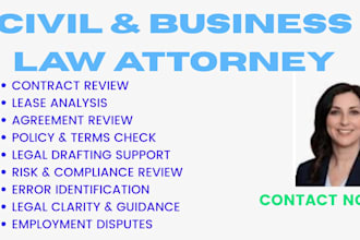 review your contract, lease, agreement, policy, etc