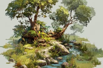 environment concept art landscape design