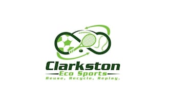 design green concepts reuse youth sports equipment logo
