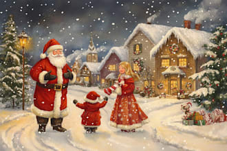 draw birthday, greeting, christmas card, postcard
