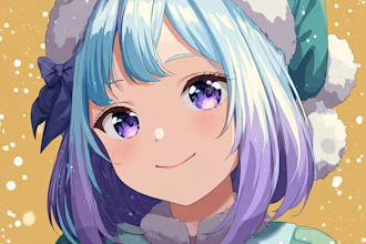 draw anime art illustration, fanart, pfp, and vtuber
