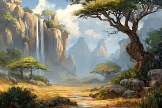 environment concept art landscape design