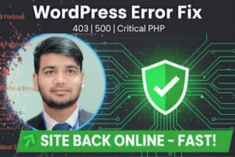 fix your wordpress 403, 404, 500, 503, and critical PHP errors