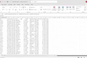 clean, format, and organize your data in excel or google