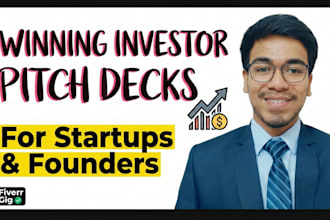 design a winning investor pitch deck and business plan