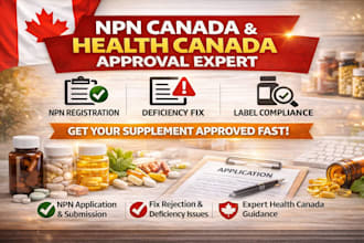 register your npn canada and fix health canada issues