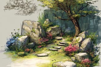 environment concept art landscape design