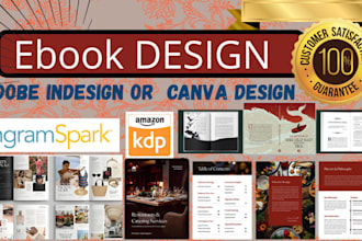 d KDP book design interior book layout formatting ebook print book cover design
