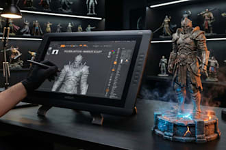 high quality custom 3d figurines and characters for printing