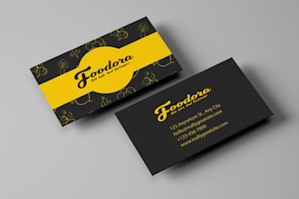professional  modern business card design for your brand