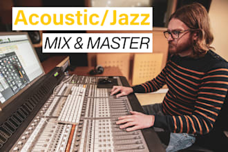 mix and master your acoustic jazz song