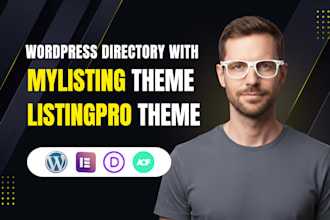 do wordpress directory website with mylisting theme or listingpro theme