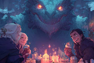 create fantasy dnd character or dnd character design