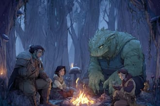 create fantasy dnd character or dnd character design
