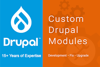 develop or fix custom drupal modules, hooks and integrations