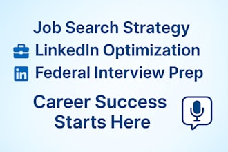 launch job search strategy linkedin interview prep federal job strategy