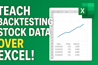 teach backtesting stock data over excel