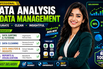 expert in data cleaning, sorting, merging and formatting