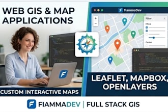 build custom interactive maps and postgis databases