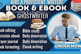be your christian ebook ghostwriter, with christian book covers