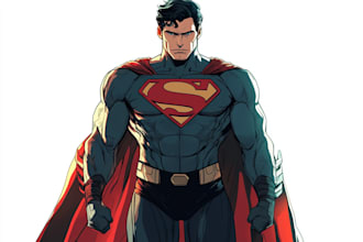 do superhero character for comics