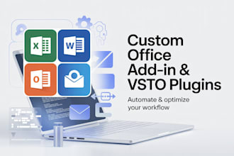 develop custom office addin plugins and vsto addins
