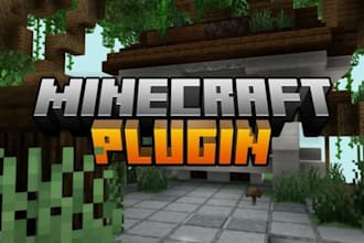 build custom minecraft plugins for paper, spigot, smp, bedrock servers and mods