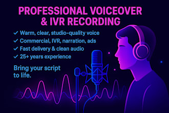 voiceover IVR commercial voice