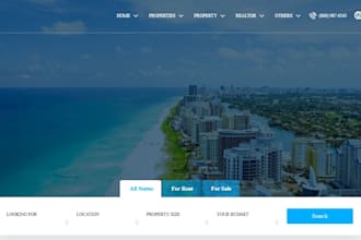create real estate agency website using houzez wp residence, wp rental