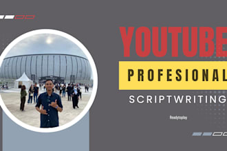 write scripts for youtube videos