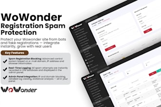add advanced spam protection to your wowonder registration system