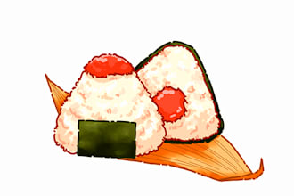 draw a food pop art