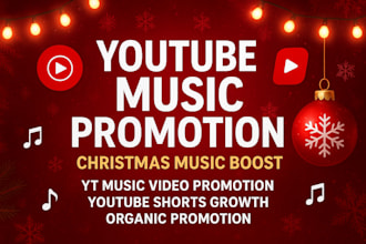 do youtube music promotion christmas music yt music video shorts