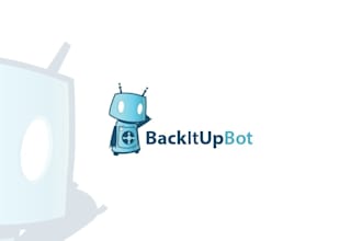 design a premium mascot technology or robot logo