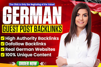 provide high quality german guest post for link building