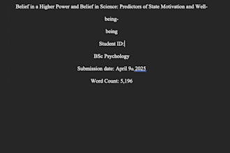 provide expert academic support in psychology, neuroscience and life sciences